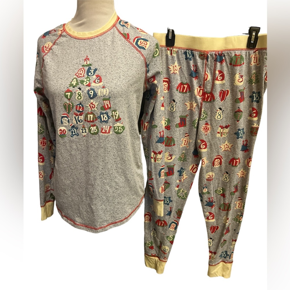 🎅 munki munki Countdown to Christmas Pajama Set small